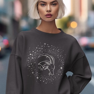 Capricorn Sweatshirt, Zodiac Signs Pullover Capricorn Zodiac Shirt, Astrology Hoodie,  Capricorn Gift Astrology Gift Capricorn Sign Birthday