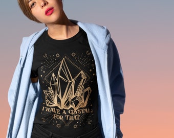 Comfort Colors Kristall-T-Shirt: Spirituelles Tarot-T-Shirt, Mystic Moon Design