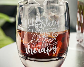 Vaso de whisky divertido, regalo para amantes del bourbon, vaso de whisky original