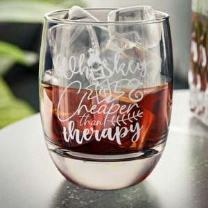 Whiskey Glasses Funny Whiskey Glass Gift Idea Custom Whiskey Glass, Bourbon Glass Gift Idea, Custom Rocks Glass Whiskey Lover Gift Idea