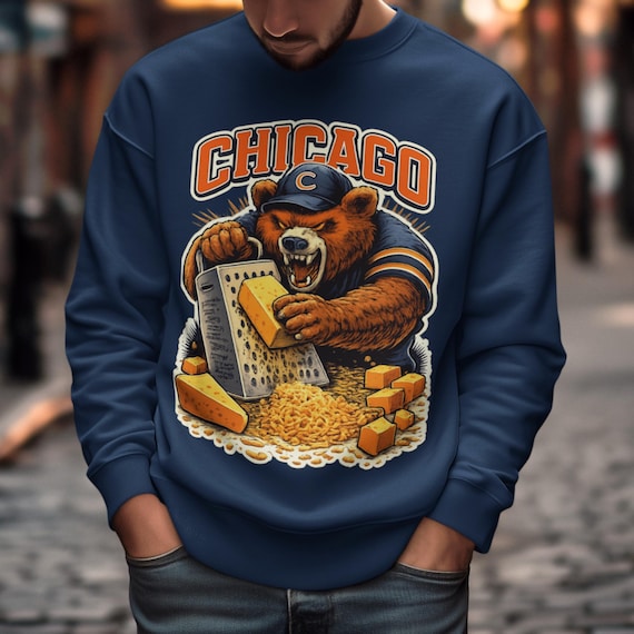 Funny Chicago Bear Cheese Grater Sweatshirt | Football Fan