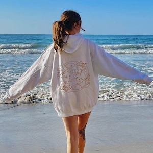 Pisces Gifts, Pisces Shirt, Tarot Hoodie, Astrology Sweatshirt, Birth Flower Gift, Angel Number Hoodie, Pisces, March Birthday Gift