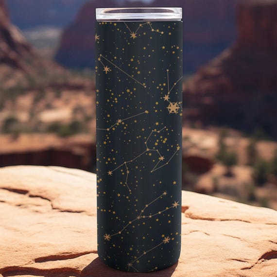 Astrology Tumbler: Celestial Constellation Stainless Steel Drinkware - Etsy