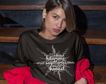 Sagittarius Zodiac Shirt: Astrology Gift, Star Sign Tee