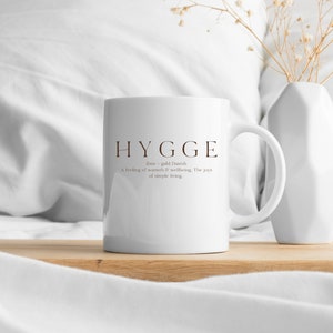 Hygge Mug, Ceramic Mug, Coffee Lover, Tea Lover, Mug, Coffee Mug, Tea Mug, Hot Cocoa Mug, Fika, Fika time, Drinkware, Jumbo Mug, 20oz