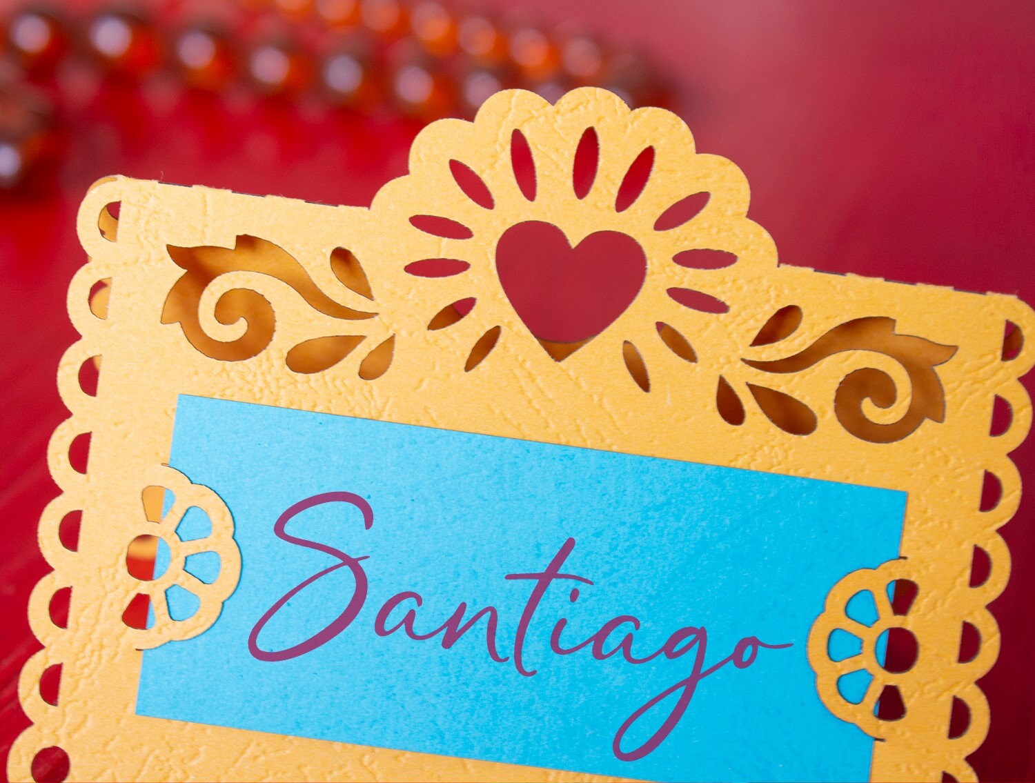 Place Card SVG Mexican Place Cards Template Wedding Escort - Etsy