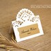 Lace Place Card Template SVG Wedding Lace Place Card - Etsy