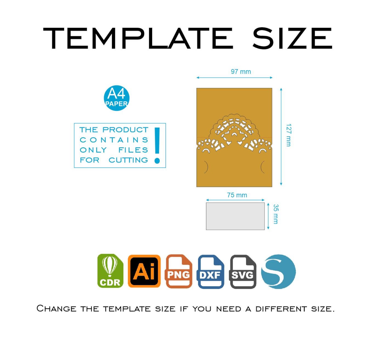 Lace Place Card Template SVG Wedding Lace Place Card Etsy