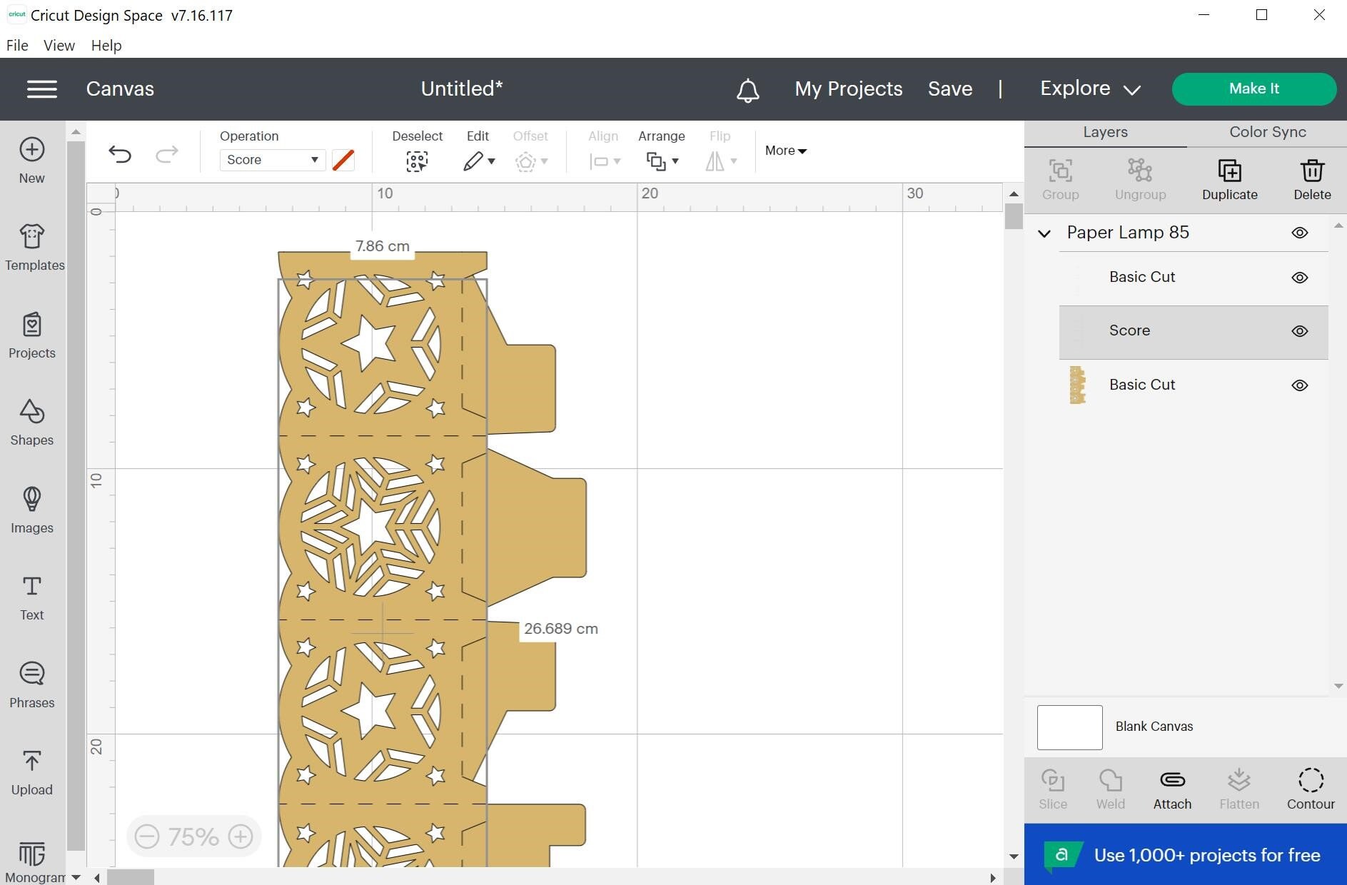 Paper Lamp Svg Candle Holder Template Stars Flashlight Lamp Etsy
