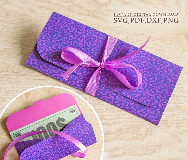 Money Envelope Svg Simple Gift Envelope Cash Envelope Etsy