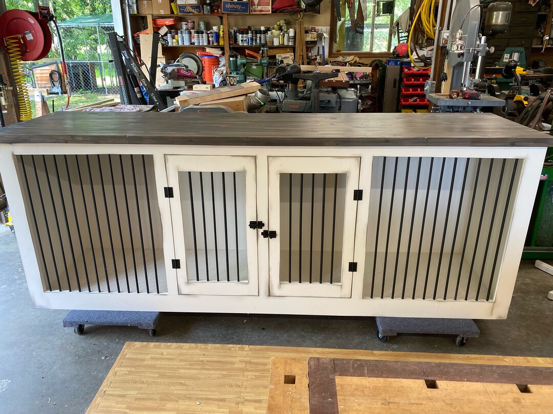 Double Compartment Dog Kennel Biggest Kennels on Etsy Etsy