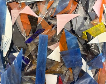 Stained glass scraps
