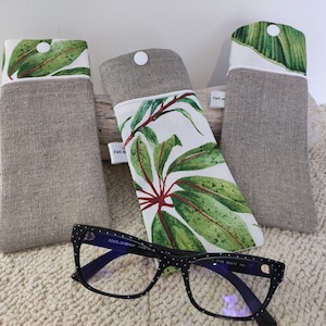 Etui lunettes Lin et coton