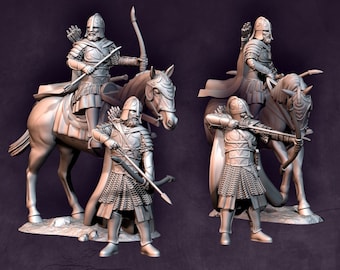 West Humans Outriders - Pés e Montados | Humanos do Oeste | Jogos de Davale | Fantasia