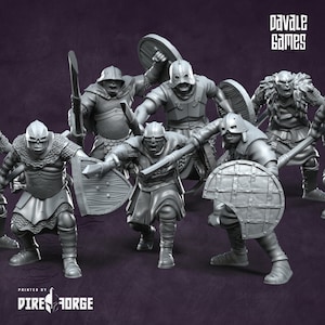 Mörlok Orks mit Speer | Regelmäßige Orks | Davale-Spiele | Fantasie