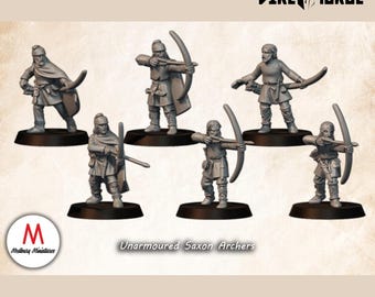 Unarmoured Saxon Archers | Saxon | Medbury | Historical