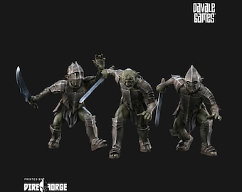 Goblins with sword – Non-escenic base | Goblins of the Cave | Davale Games | Fantasy