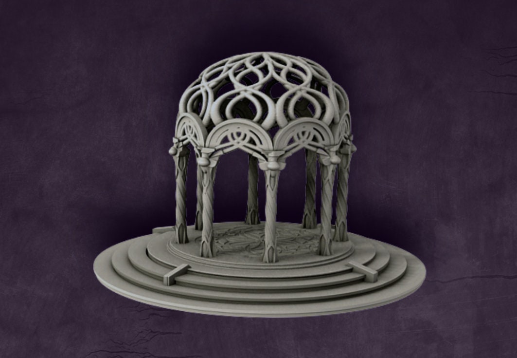 Elven Buildings | Scenery | Davale Games | Fantasy - Etsy