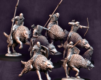 Warg Rider Warrior - Mounted | Regular Orcs | Davale Games | Fantasy