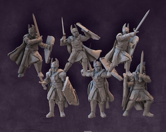 Old High Human Warriors Swordmen | High Humans | Davale Games | Fantasy