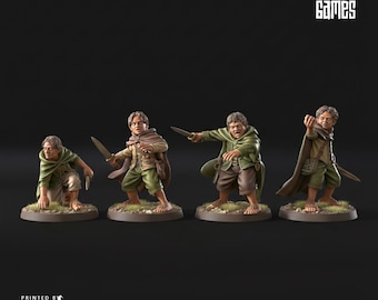Pipren, Sammuel, Meric & Forin | Adventurer | Davale Games | Fantasy