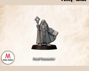 Dwarf Loremaster | Dwarves of the Saphire Ridges | Medbury | Fantasy