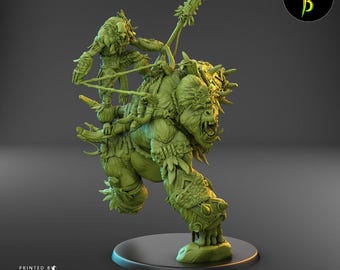 Khalambre and Grol'Jin | Fantasy Battle | ClayBeastCreation | Fantasy