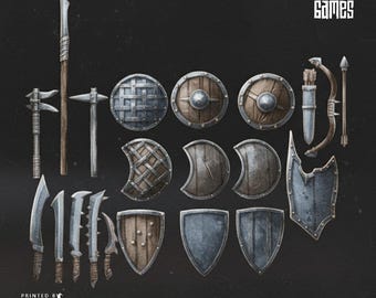 Morlok Weapons & Shields | Scenery | Davale Games | Fantasy