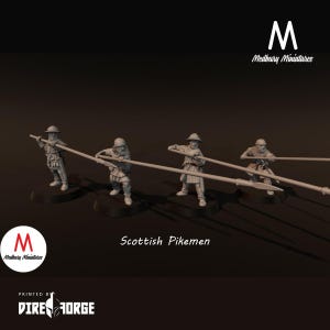Scottish Pikemen | Scottish War of Independence | Medbury | Historical