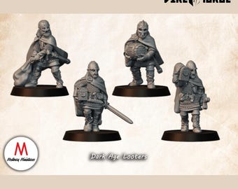 Dark Age Looters | Dwarves of the Saphire Ridges | Medbury | Fantasy