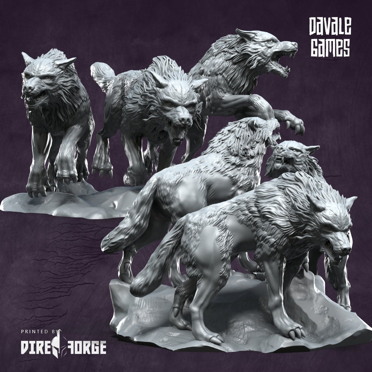 Fenrir Wolf Litter | Odin | Davale Games | Mythology at Wars - Etsy