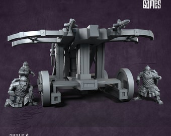 Dwarves Balista with Dotation | Silver Goat Dwarves | Davale Games | Fantasy