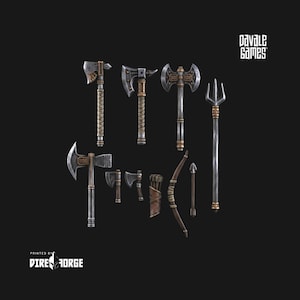 Kalak Weapon Set | Scenery | Davale Games | Fantasy