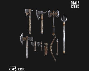 Kalak Weapon Set | Scenery | Davale Games | Fantasy