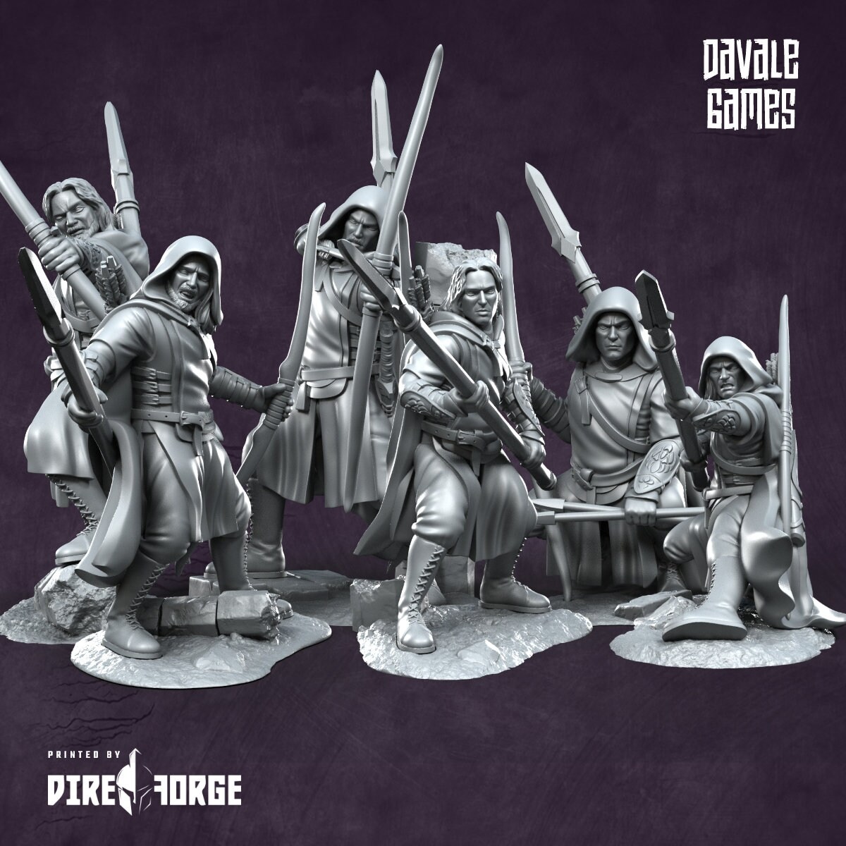 Gray Rangers. Fantasy Grey Castle Rangers | Grey Castle | Davale Games | Fantasy - Etsy