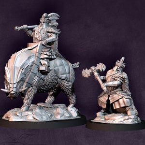 Signore dei Nani Ferro - A piedi e a cavallo / Nani Capra d&#39;Argento / Davale Games / Fantasy