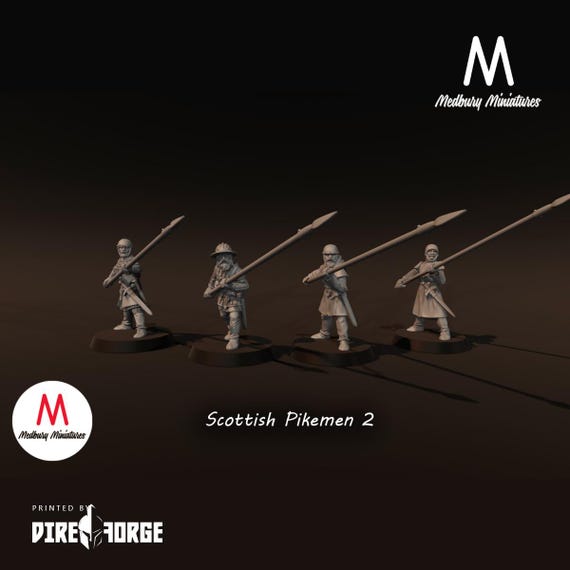 Scottish Pikemen Scottish War of Independence Medbury Historical