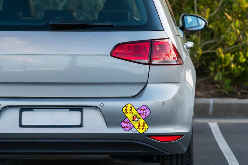 Low Hp Sticker Minus 1 HP Bandaid Sticker: Gamer Car Bumper Vinyl Decal 4 Inch ...