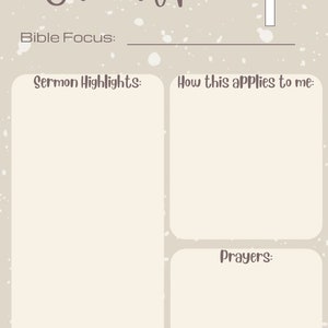 Digital Church Notes