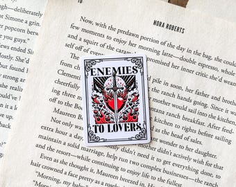 Enemies to Lovers Stamp Sticker | Bookish Stickers | Romantasy | Kindle Stickers | Book Stickers | Dark Romance Stickers | Bookish Merch