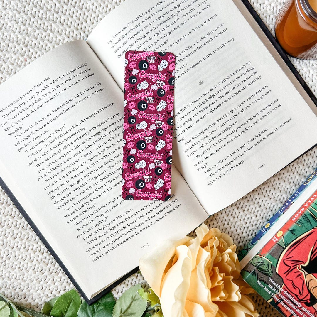 Cowgirl Rodeo Bookmark | Cowboy Romance Bookmarks | Chestnut Springs ...