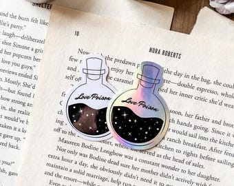 Love Poison Sticker | Bookish Stickers |  Kindle Stickers | Dark Book Stickers | Dark Romance Stickers | Bookish Merch | Bookworm | Fantasy