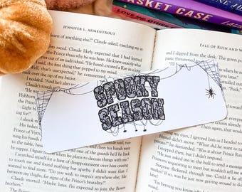 Spooky Season Bookmark | Halloween Bookmark | Spooky Bookmark | Gothic Bookmark | Bookish Merch