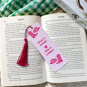 Cowboy Romance Bookmark Set or Individual Romance Bookmarks Laminated ...