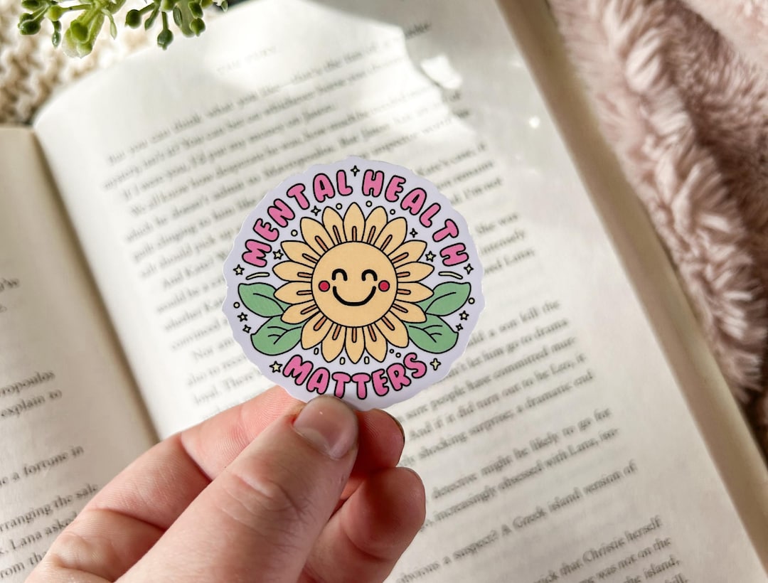 Mental Health Matters Sticker | Mental Health Sticker Waterproof ...
