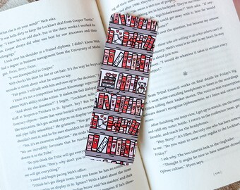Pink Bookshelf Bookmark | Valentines Bookmark | Romance Reader | Bookish Merch | Book Lover Gifts | Bookish Girlies | Valentines Day Gifts
