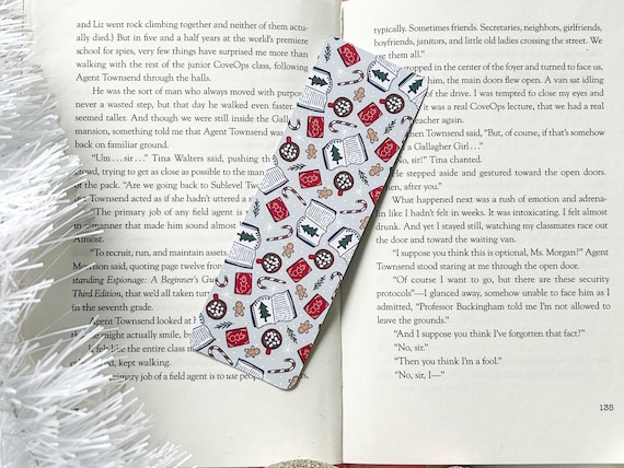 Bookish Christmas Bookmark | Christmas Bookmark | Bookish Merch | Book Lover Gifts | Festive Bookmark | Bookmas | Bookish Stocking Stuffers