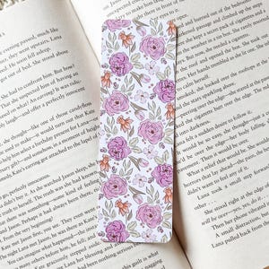 Spring Bouquet Floral Bookmark | Watercolor Flowers | Bookmarks for Women | Bookish Merch | Cottagecore | Garden | Flower Illustration