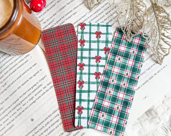 Ralph Lauren Set or Individual  | Christmas Bookmark | Bookish Gifts | Cute Bookmarks with Tassel | Trendy Reading | Festive Cosy Season