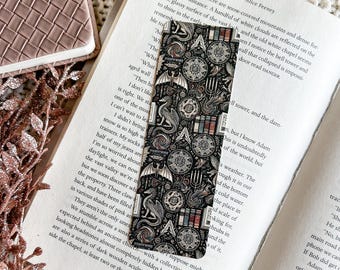 Basgiath War College Bookmark  | Dragon Bookmark | Romantasy | Bookish Merch | Fantasy Reader Bookmark | Book Lover Gift | Dark Academia